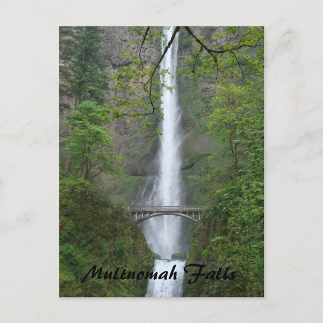 Carte Postale Chutes Multnomah (Devant)