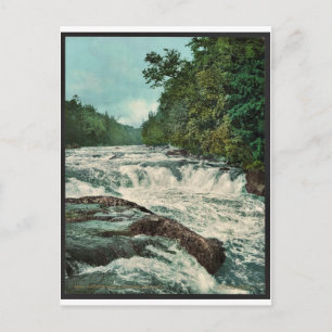 Carte Postale Chutes Raquette, Montagnes Adirondack, photo rare