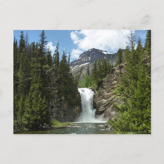 Carte Postale Chutes Running Eagle à Glacier National Park (Devant)