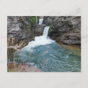 Carte Postale Chutes St. Mary II au Glacier National Park