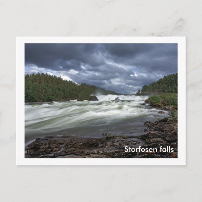 Carte Postale Chutes Storfosen (Devant)