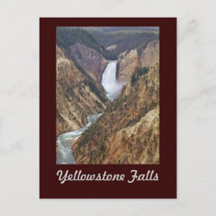 Carte Postale Chutes Yellowstone