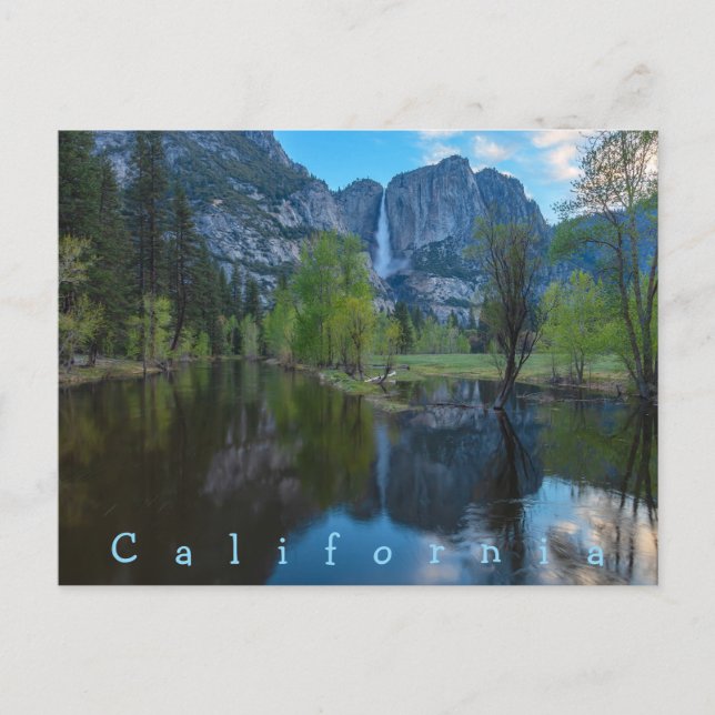 Carte Postale Chutes Yosemite (Devant)