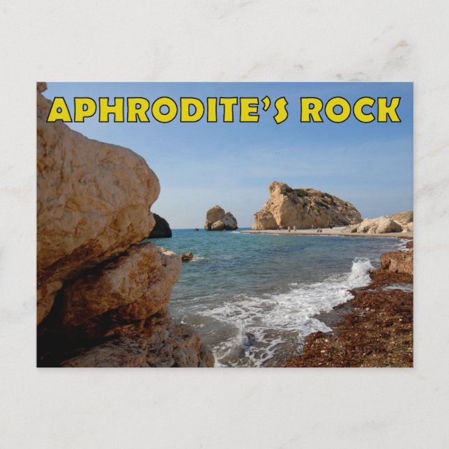 Carte postale Chypre rock d'Aphrodite (Devant)