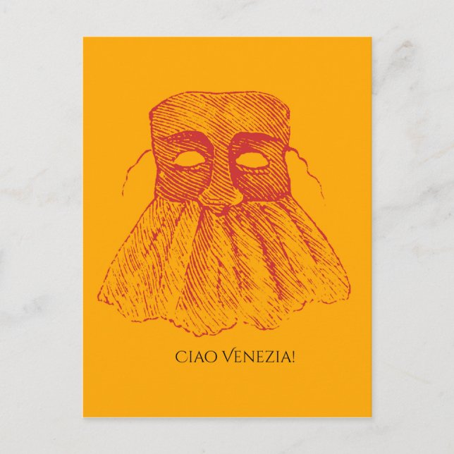Carte Postale Ciao Venezia ! (Devant)