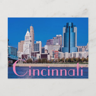 Carte Postale Cicinnati, Ohio, la ville reine
