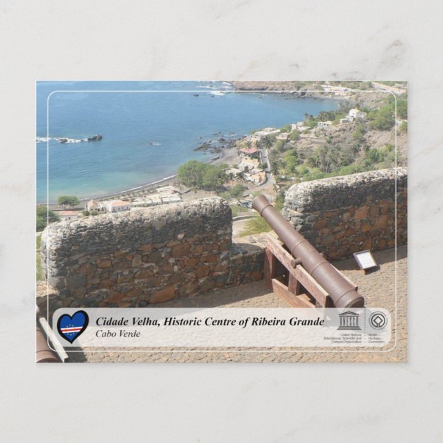 Carte Postale Cidade Velha, historic Centre of Ribeira Grande (Devant)