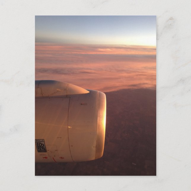 Carte Postale Ciel à partir d'un avion 8 (Devant)