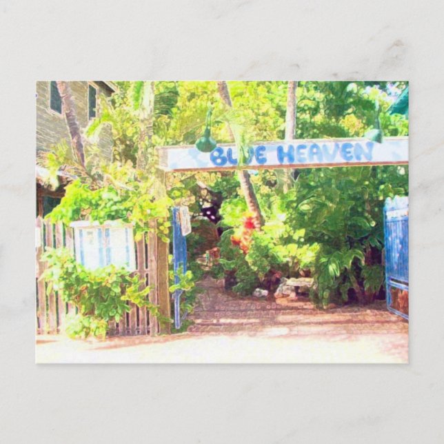 Carte Postale Ciel bleu (Devant)