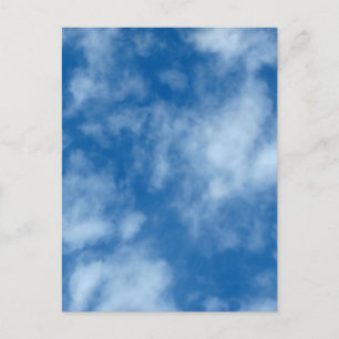 Carte postale Ciel bleu avec nuages Nature Photoca