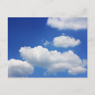 Carte Postale Ciel bleu et nuages