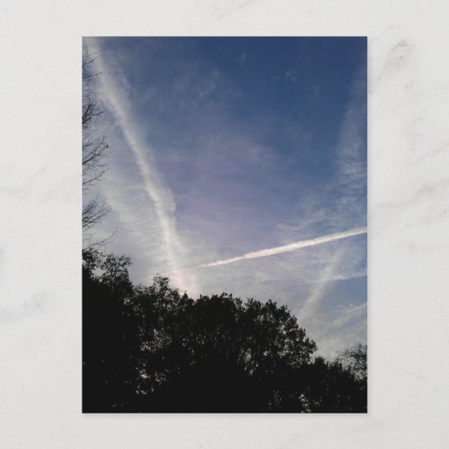 Carte Postale Ciel croisé (Devant)