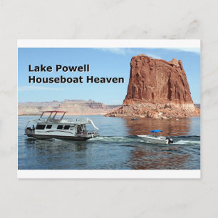 Carte Postale Ciel de bateau-maison de Powell de lac, Arizona,