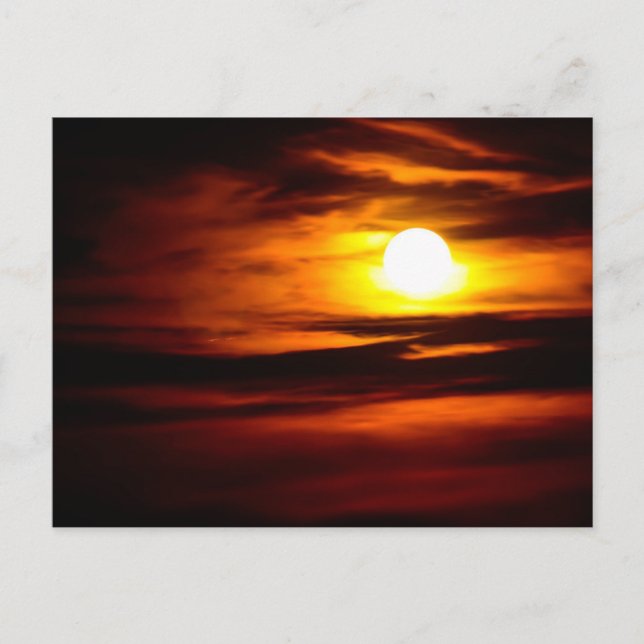 Carte Postale Ciel de Crimson à Dusk (Devant)