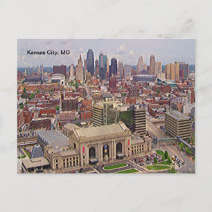 Carte Postale Ciel de Kansas City, zone mémorial de Liberty, MO