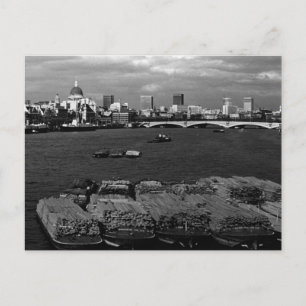 Carte Postale Ciel de la ville de Londres sur la Tamise Angleter