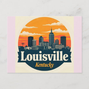Carte Postale Ciel de Louisville Kentucky États-Unis