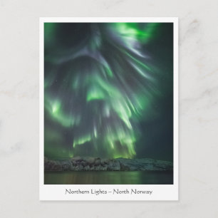 Carte Postale Ciel de nuit Northern Lights