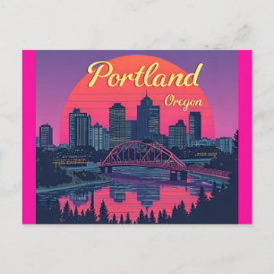 Carte Postale Ciel de Portland Oregon