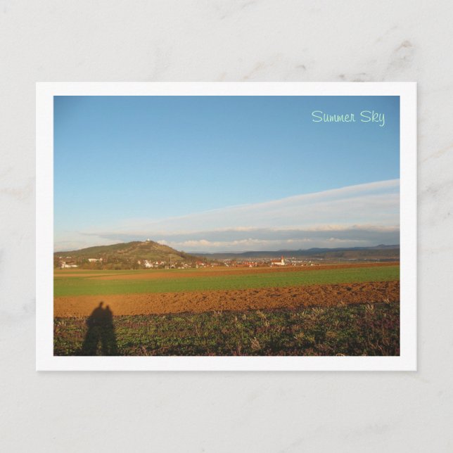Carte Postale Ciel d'été (Devant)