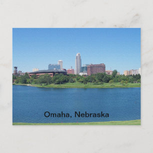 Carte Postale Ciel d'Omaha, Nebraska sur toile