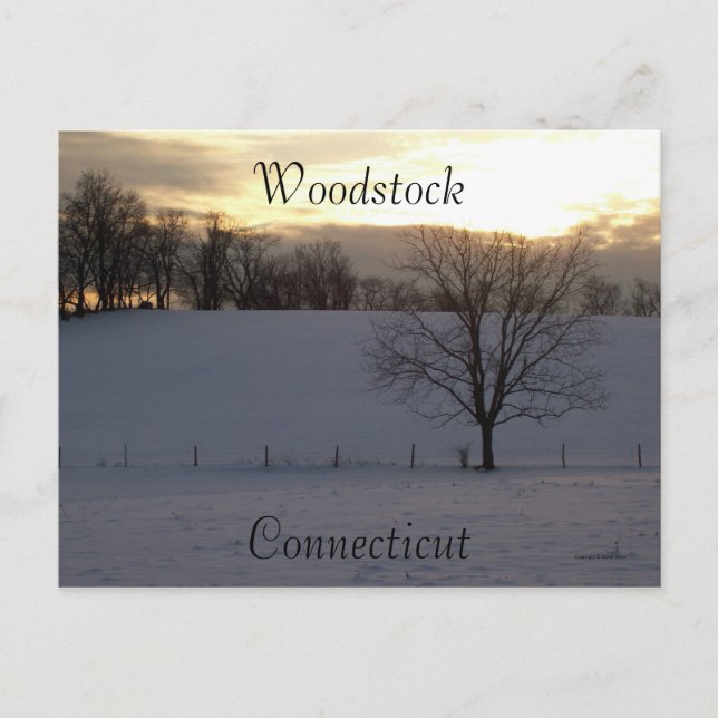 Carte Postale Ciel du soir (Devant)