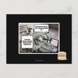 Carte Postale Ciel est en train de tomber