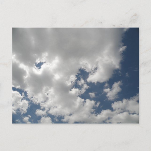 Carte postale Ciel Nuageux (Devant)