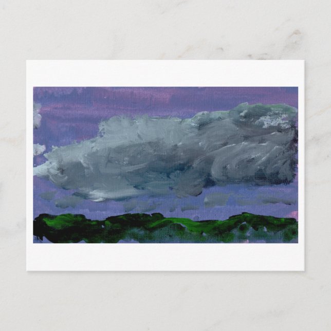 Carte postale ciel nuageux (Devant)