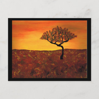 Carte Postale Ciel orange