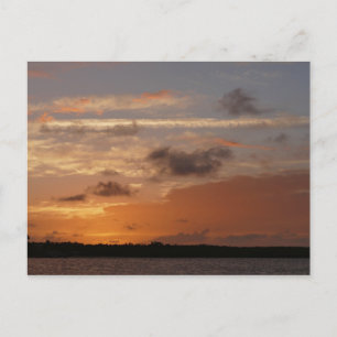Carte Postale Ciel orange après coucher de soleil en Floride