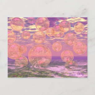 Carte Postale Ciels glorieux - Rêve rose et jaune