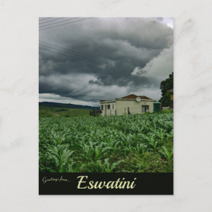 Carte Postale Cieux orageux sur Bhunya Eswantini
