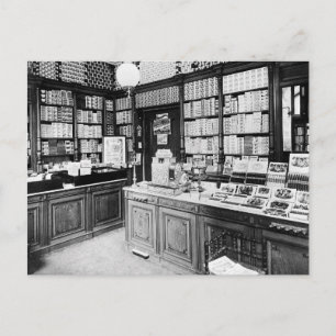 Carte Postale Cigar Shop, 1895
