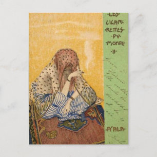 Carte Postale Cigarettes du monde par Raphael Kirchner