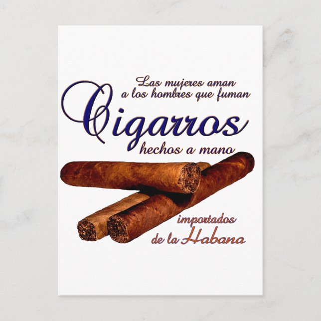 Carte Postale Cigarros - Cirars (Devant)