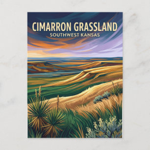 Carte Postale Cimarron National Grassland États-Unis