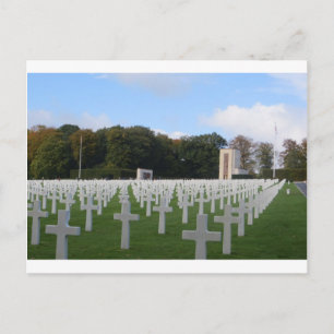 Carte Postale Cimetière américain Luxembourg