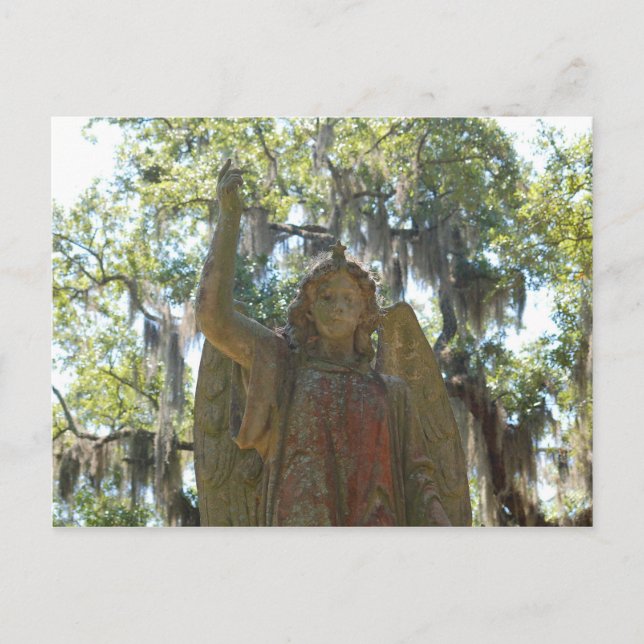 Carte Postale Cimetière Bonaventure, Savannah GA (Devant)