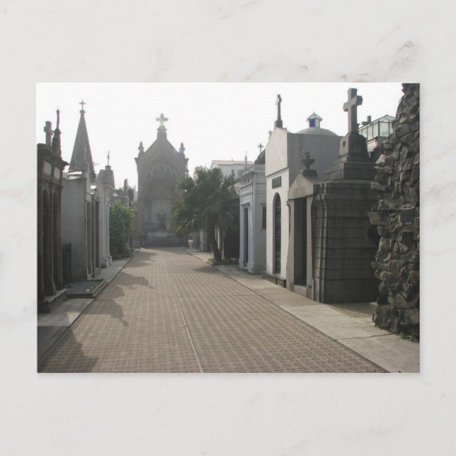 Carte Postale Cimetière Recoleta, Buenos Aires, Argentine (Devant)