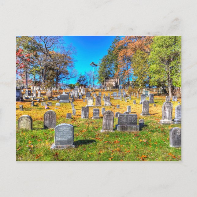 Carte Postale Cimetière Sleepy Hollow (Devant)
