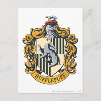 Carte Postale Cimier de Hufflepuff