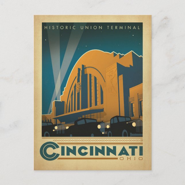 Carte Postale Cincinnati, OH (Devant)