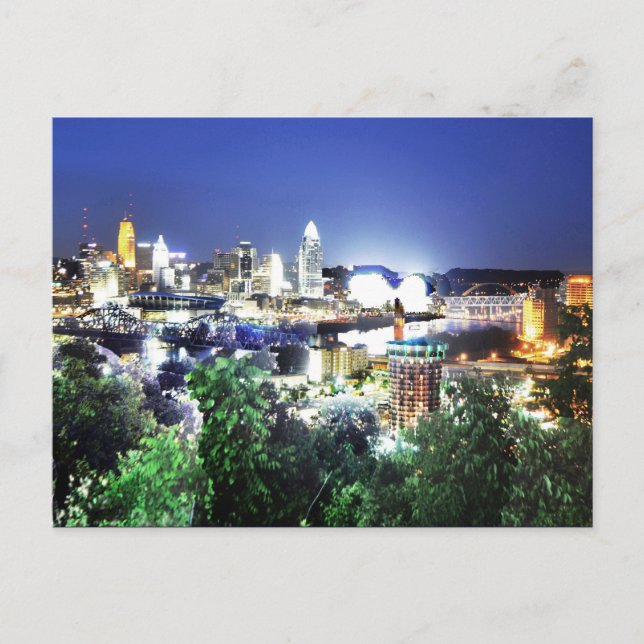 Carte Postale Cincinnati, Ohio, la Queen City. (Devant)