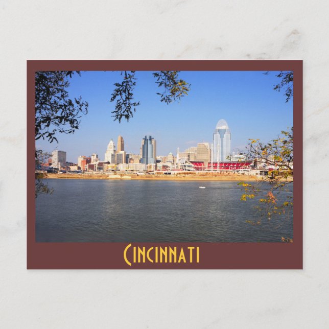 Carte Postale Cincinnati, Ohio, la ville reine (Devant)