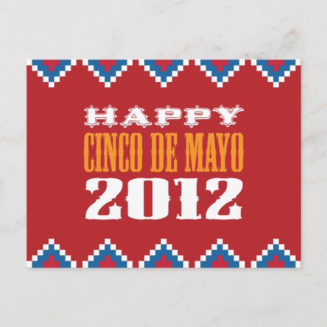 Carte postale Cinco de Mayo (Devant)
