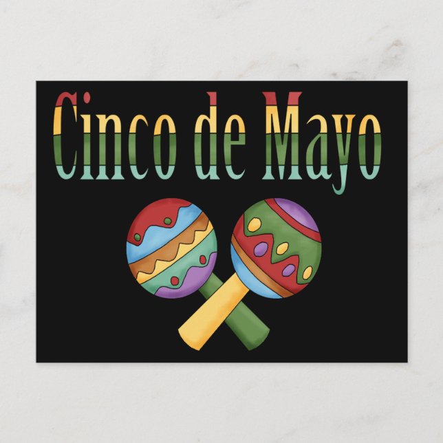 Carte Postale Cinco de Mayo (Devant)