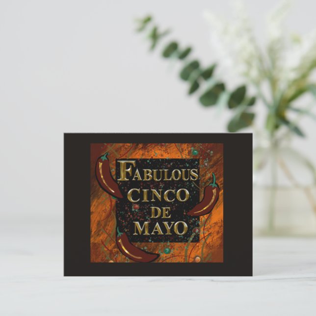 Carte Postale Cinco de Mayo  (Debout devant)