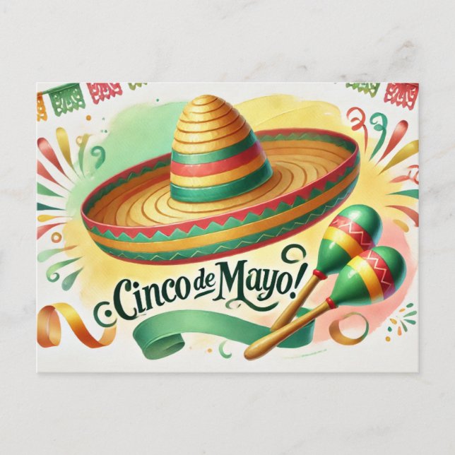 Carte Postale Cinco de Mayo (Devant)