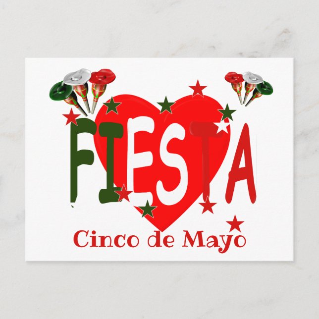 Carte Postale Cinco de mayo, fiesta mexicaine (Devant)